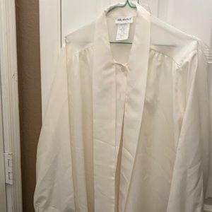 FINAL MARKDOWN Vintage Vicki Wayne self tie blouse (M)